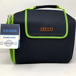 Kanga Black and Green 12 pack Cooler Bag